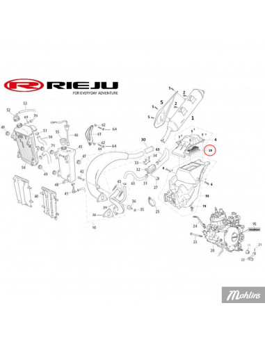 Luftfilter Rieju Mrt/Drac E5