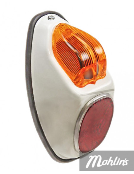 Baklykta Hella modell med bromsljus vitt