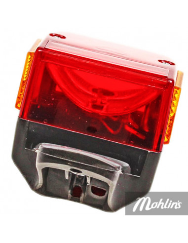 Baklykta Puch / flakmoped / MCB universal svart