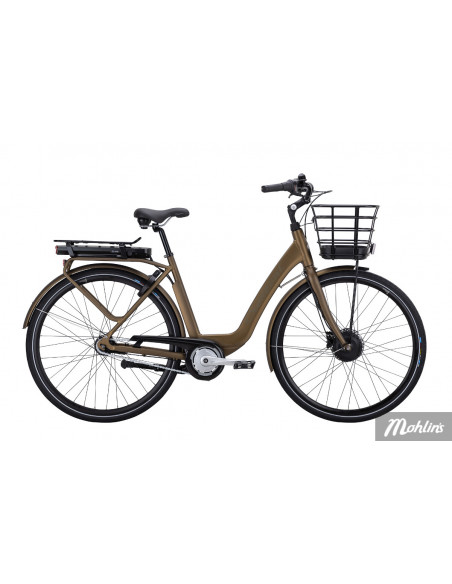 Crescent Elcykel Elina 51 cm Brun Frontmotor 7 växlad Citybike