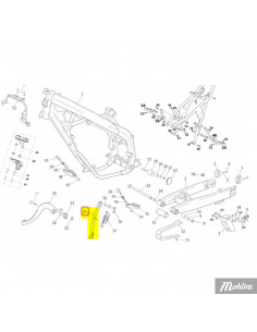 Sidostöd Rieju Drac- MRT 350 mm 2
