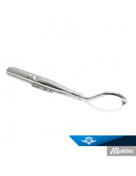 Avgassystem komplett Made by NTS för Puch Maxi