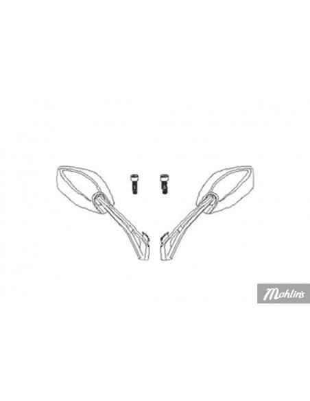 Backspegel Drax Rough