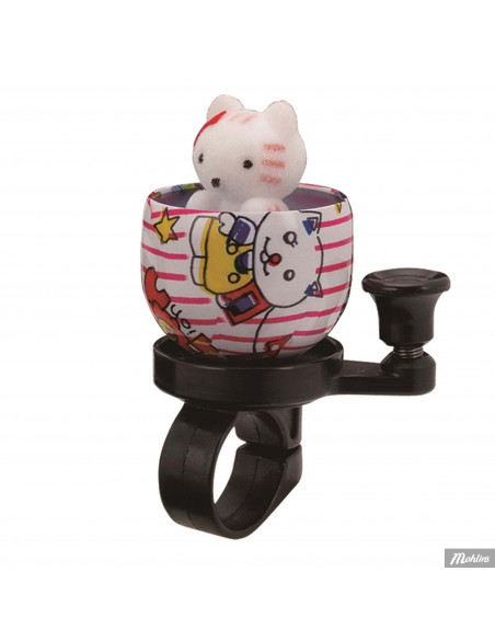 Ringklocka 22.2 - 25.4 mm Katt Rosa