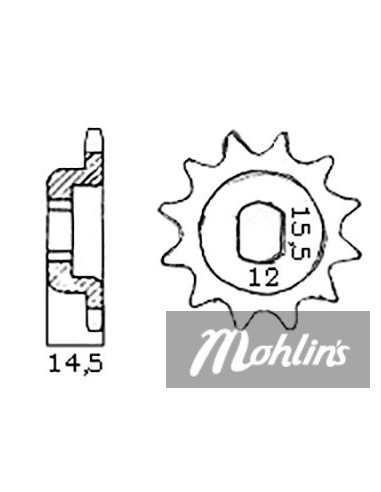 Framdrev  Sachs NTS(Kupat) Välj kuggar i snurran