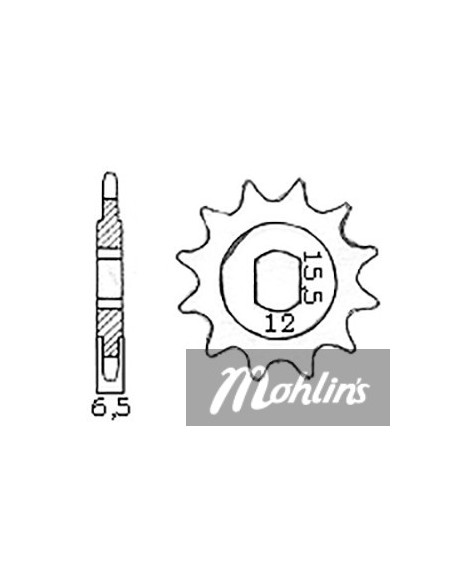 Framdrev NTS för Sachs (plant) 50S Välj kuggar i snurran