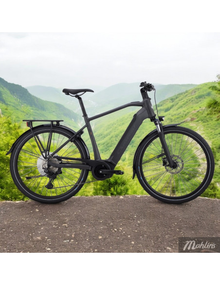 Crescent Eli Elcykel 20 11-vxl 58 cm Svart Mittmotor Hydraulisk skivbroms 28 tum