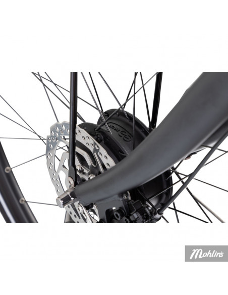 Crescent Elcykel Elina 7vxl 51cm Svart matt Frontmotor Fotbroms Citybike