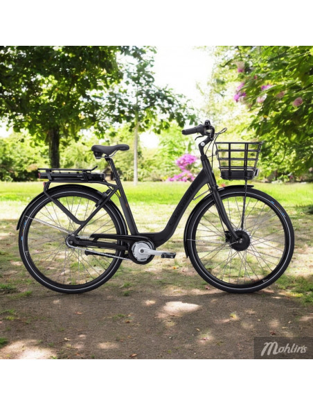 Crescent Elcykel Elina 7vxl 51cm Svart matt Frontmotor Fotbroms Citybike