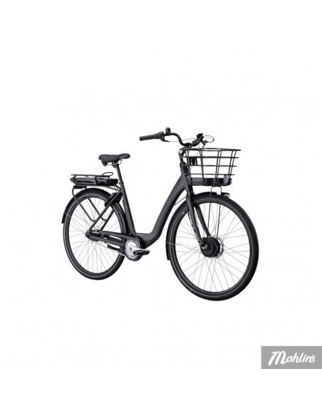 Crescent Elcykel Elina 7-vxl 55 cm Svart matt Frontmotor Fotbroms Citybike