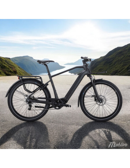 Crescent Elgot 20 Elcykel 5-vxl 51 cm Svart matt Mittmotor Hydraulisk skivbroms 27,5 tum