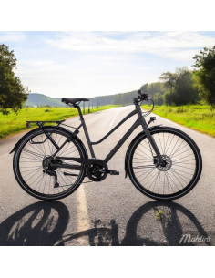 Crescent Holma Cityhybrid 18-vxl 51 cm Svart matt...