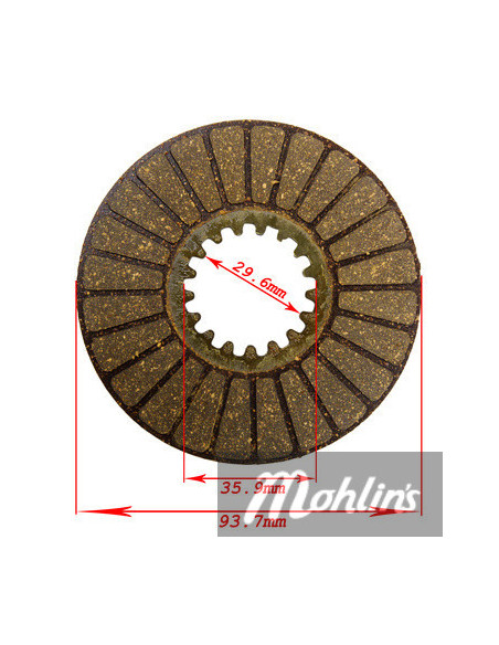 Lamellsats Made by Newfren Sachs 94 mm