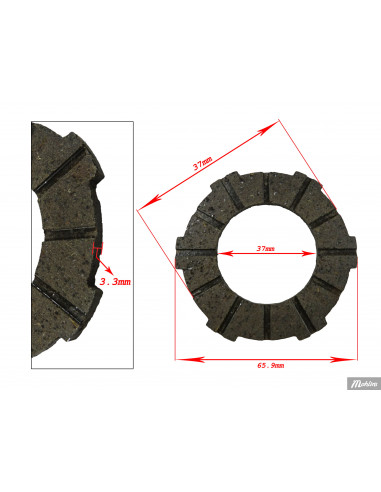 Kopplingslamell Sachs 504 Made by Newfren