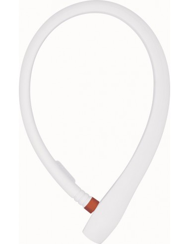 Wirelås ABUS Grip O Cable, vit, 65 cm