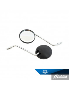 Backspegelsats M10, Rund NTS Yamaha DT50/FS1DX/Universal