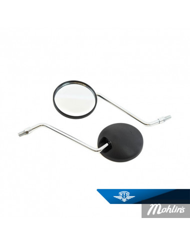 Backspegelsats M10, Rund NTS Yamaha DT50/FS1DX/Universal