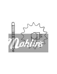 Framdrev 14T NTS för Yamaha/Suzuki 2