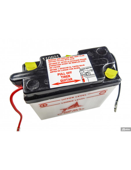 Batteri Yamaha DT50MX 6N4B-2A-3