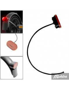 Bakskärms belysning elscooters 5-12 V Svart 2