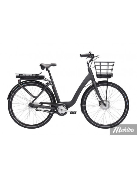 Crescent Elcykel Elina 7-vxl 55 cm Svart Frontmotor Fotbroms Citybike