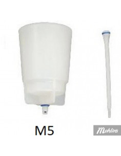 Luftningskopp 5 mm med stopper för hydr.skivbroms