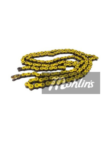 Mopedkedja 420-136 länkar Gul