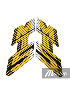 Dekalsats tank gul/svart Honda