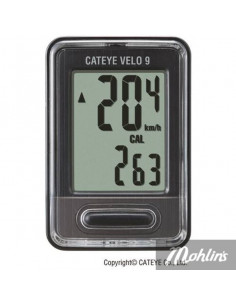 Cykeldator CatEye Velo9 Svart