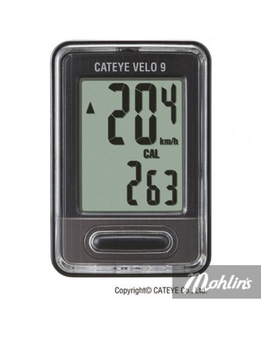 Cykeldator CatEye Velo9 Svart