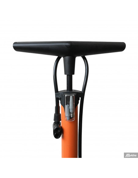 Cykelpump Typhoon med mätare Golvpump