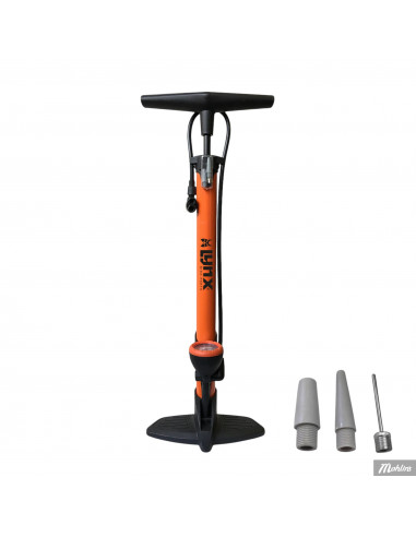 Cykelpump Typhoon med mätare Golvpump