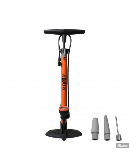 Cykelpump Typhoon med mätare Golvpump