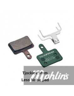 Bromsbelägg Organiskt för 2 kolvs ok 5mm