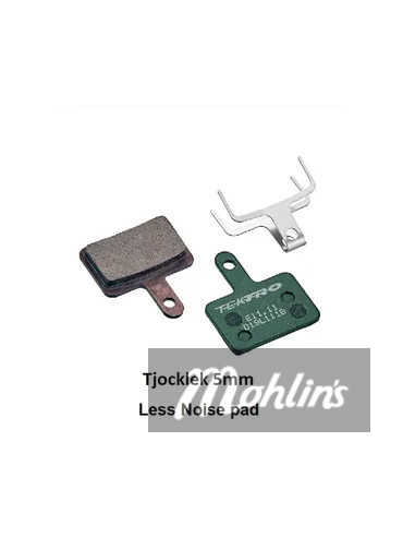 Bromsbelägg Organiskt för 2 kolvs ok 5mm