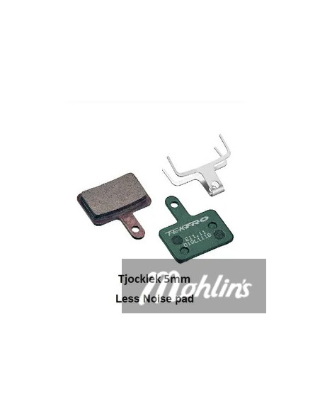 Bromsbelägg Organiskt för 2 kolvs ok 5mm