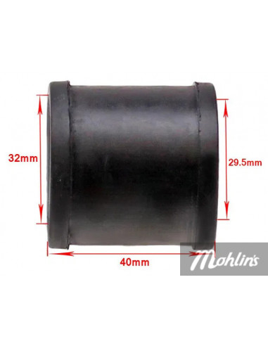 Insugningsgummi Zundapp 20 mm Kort