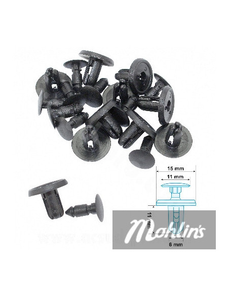 Kåpclips 15x11x11x6