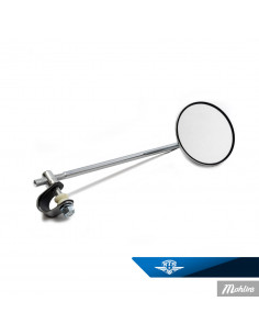 Backspegel 12 tum Rund med klamfäste Universal