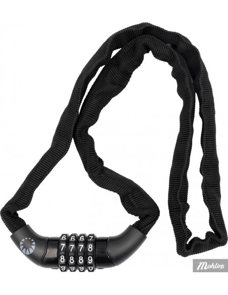 Cykellås Bike Attitude Mattsvart 3,5x900mm m/Kod