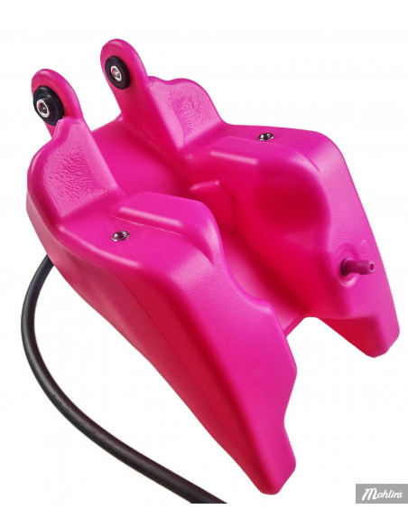 Kåpsats Yamaha PW50 komplett med rosa tank och svart dyna