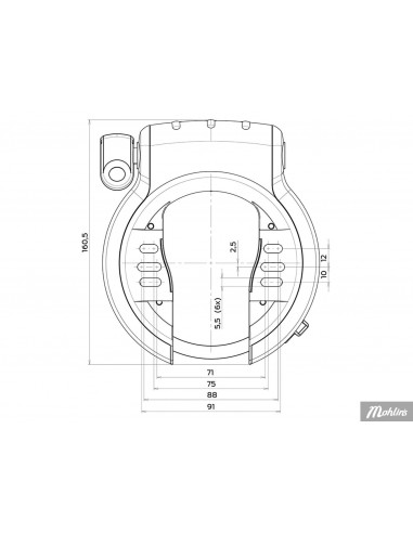 Ringlås AXA Defender