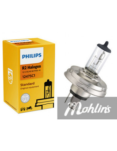 Glödlampa Philips R2 Visio Bil Halogen 12V...