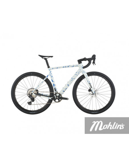Scott Addict Gravel 30 White/Splatter Blue