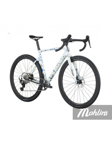 Scott Addict Gravel 30 White/Splatter Blue