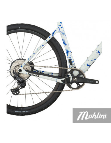 Scott Addict Gravel 30 White/Splatter Blue