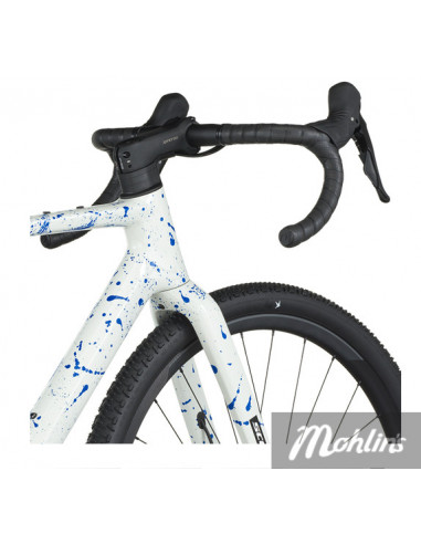 Scott Addict Gravel 30 White/Splatter Blue