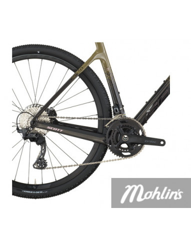 Scott Addict Gravel 40 Kaki Green/Carbon Black