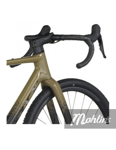 Scott Addict Gravel 40 Kaki Green/Carbon Black