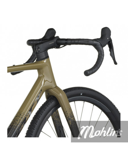 Scott Addict Gravel 40 Kaki Green/Carbon Black